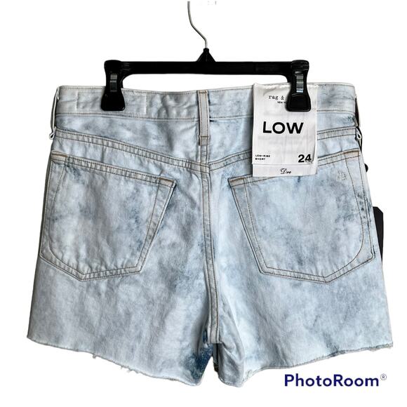 Rag & Bone Dre Low Rise Shorts Size 24 NWT Oasis - Picture 2 of 6
